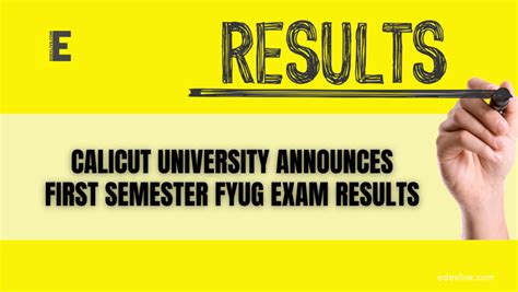 university of calicut exam result|Calicut University Exam Result 2021: First, second and fourth .